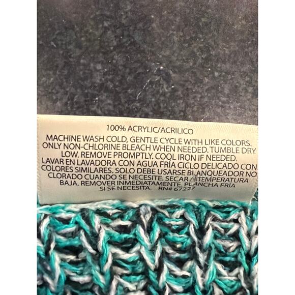 bobbie brooks ladies green marled knit sweater tunic top LG  VTG - Picture 4 of 7